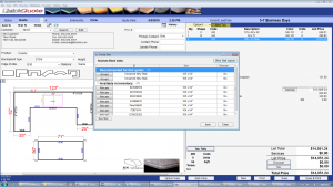 Slab manager in QuickQuote countertop software